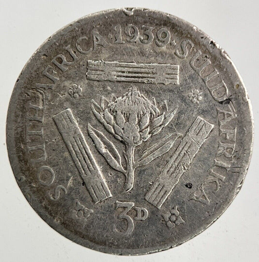 1939 South Africa Threepence Silver Coin | Collectable Grade