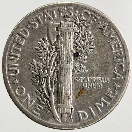 1939 US USA Mercury Dime Silver Coin | Fine Collectable Grade