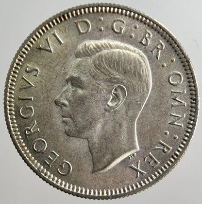 1940 George VI British One Shilling Silver Coin | Very High Grade | a8247
