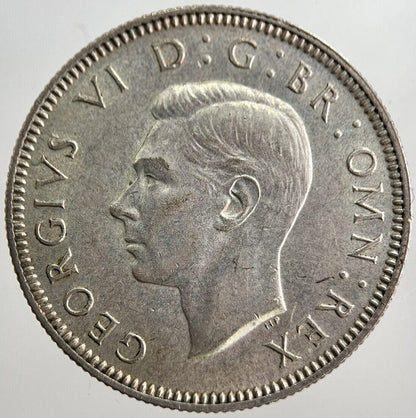 1940 George VI British Shilling Silver Coin | Very High Grade | a8245