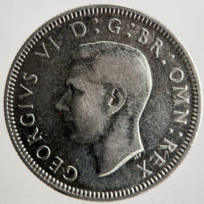 1940 British Silver Shilling Coin | Fine Collectable Grade | a4184