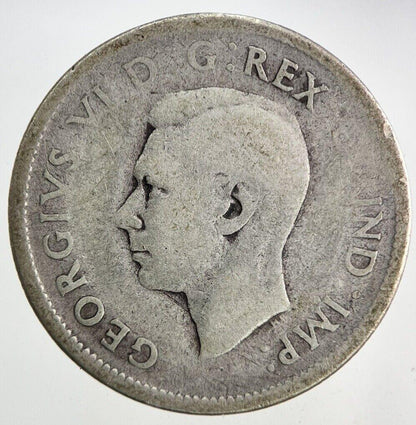 1940 Canada 25 Cents Silver Coin | Fair Grade