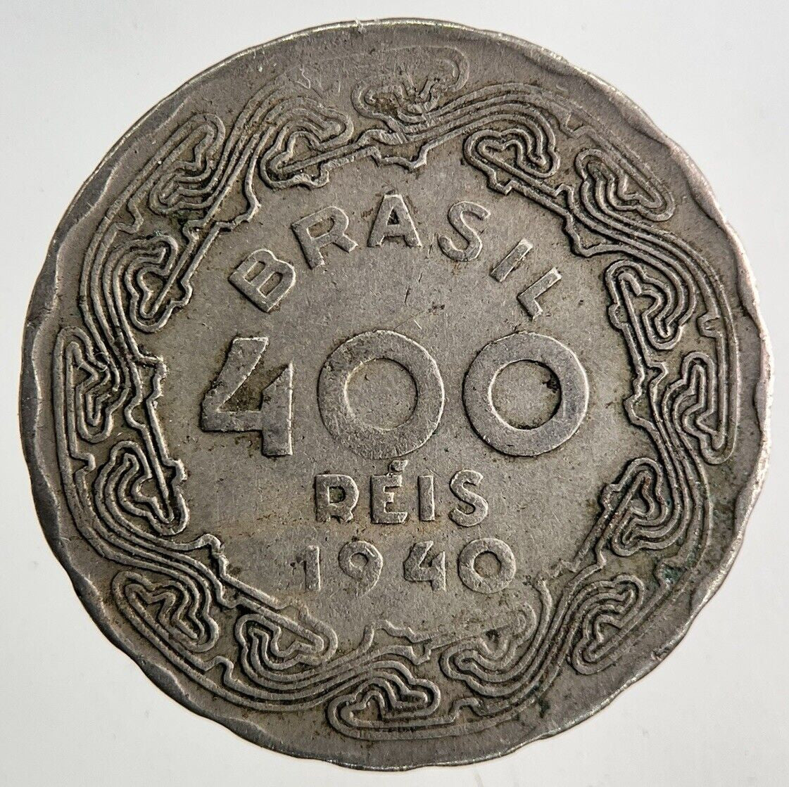 1940 Brazil 100 Reis Coin | Fine Collectable Grade