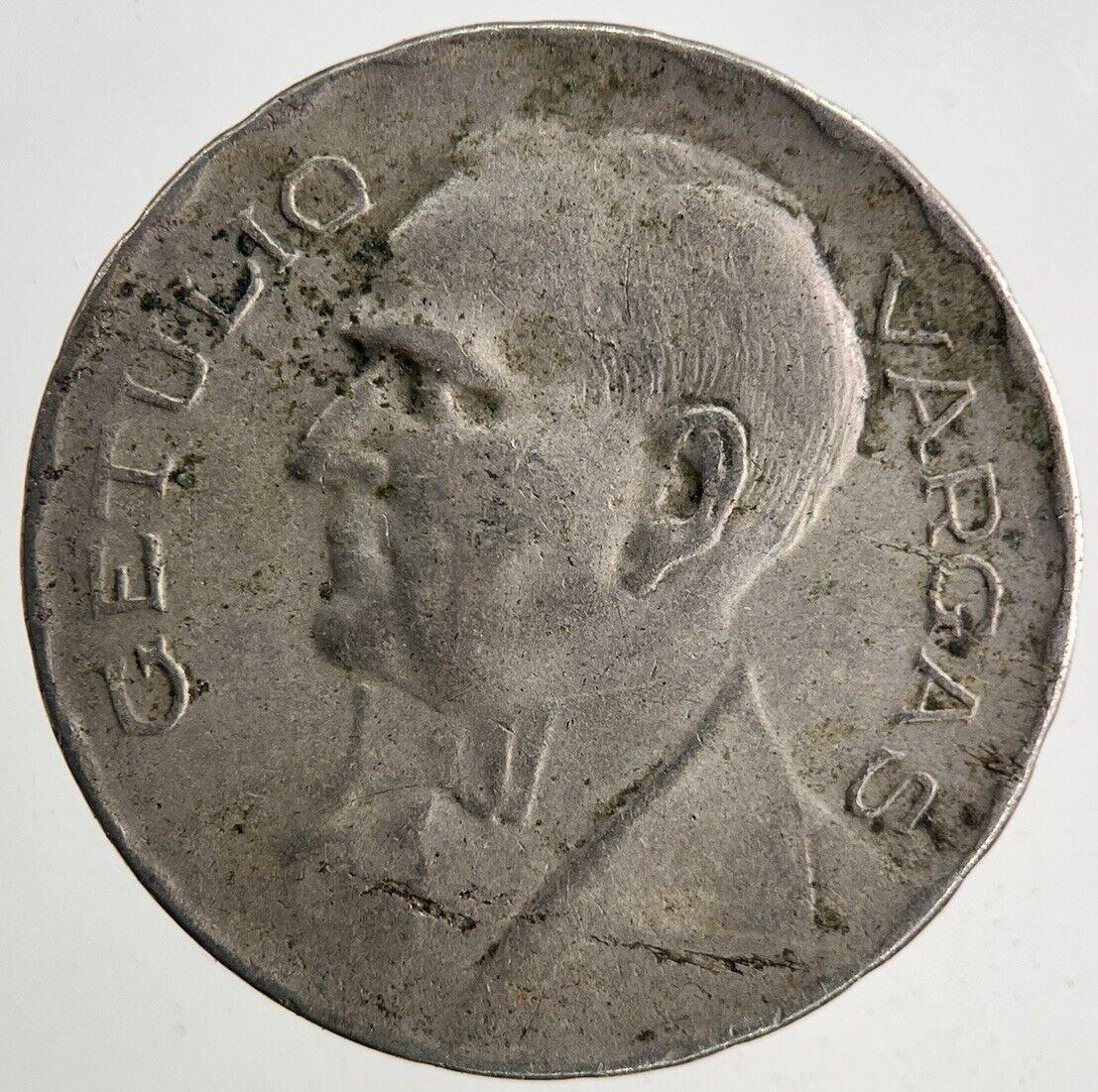 1940 Brazil 100 Reis Coin | Fine Collectable Grade