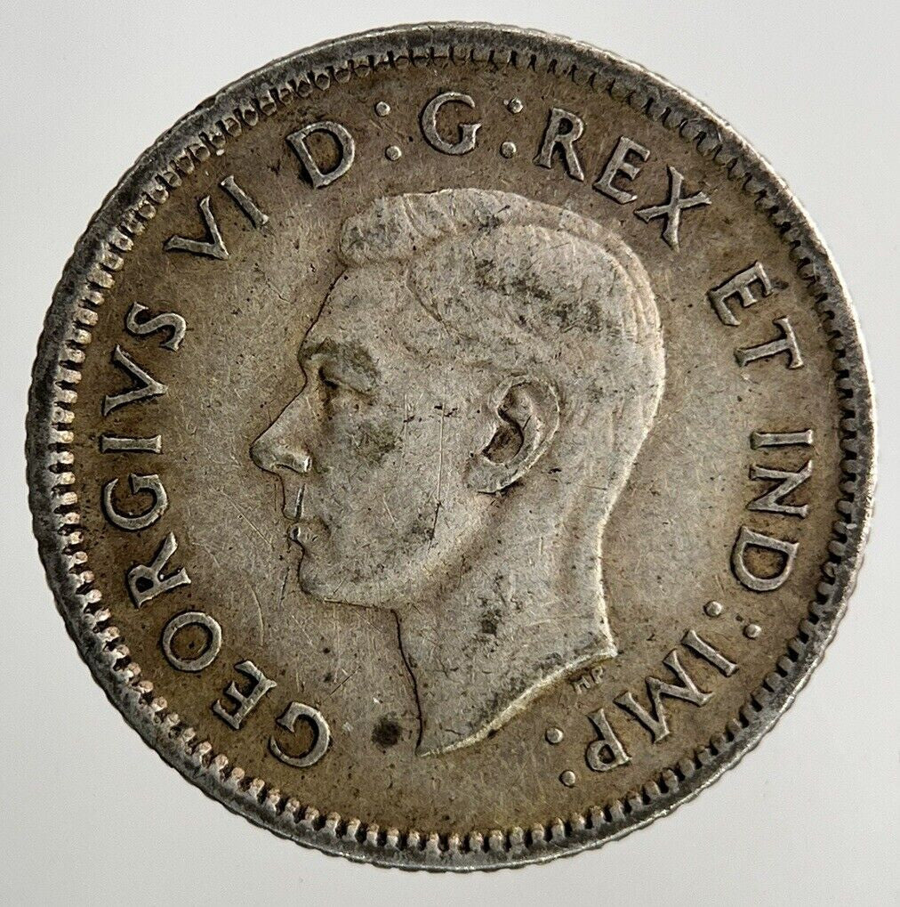 1940 Canada 10 Cents Silver Coin | Fine Collectable Grade