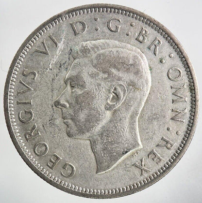 1940 George VI Half-Crown Silver Coin | Fine Collectable Grade