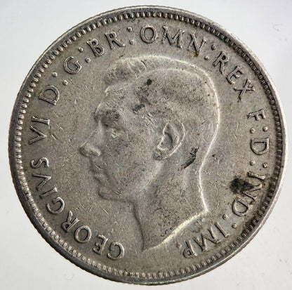 1940 Australia Florin Silver Coin | Fine Collectable Grade