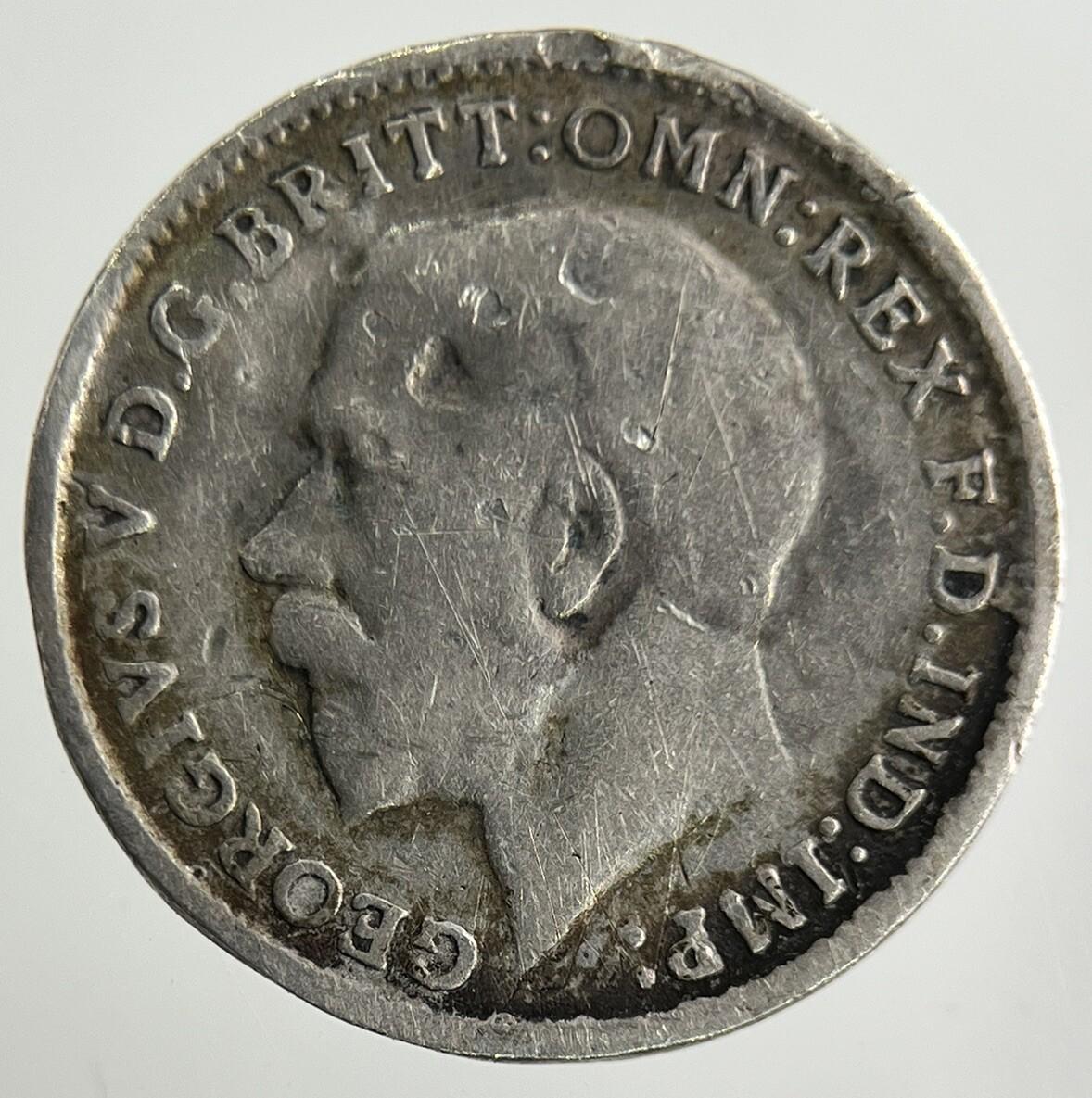 1917 George V Threepence Silver Coin | Collectable Grade