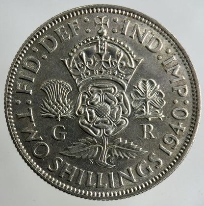1940 George VI Florin Silver Coin | Fine Collectable Grade