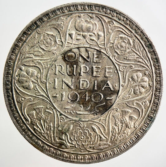 1940 India Rupee Silver Coin | Fine Collectable Grade | a3496