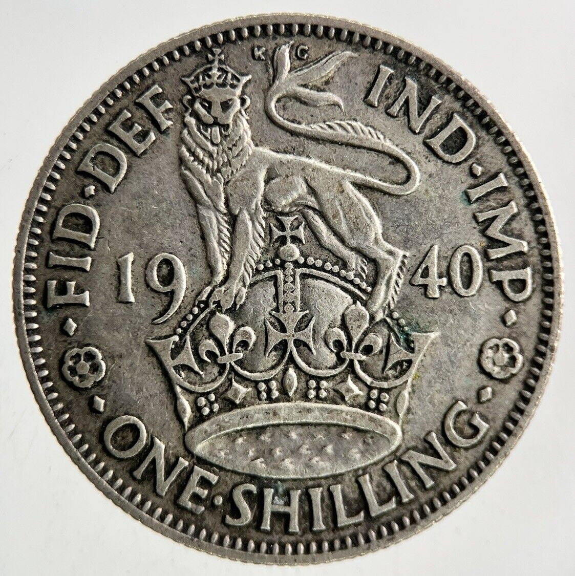 1940 George VI One Shilling Silver Coin | Fine Collectable Grade