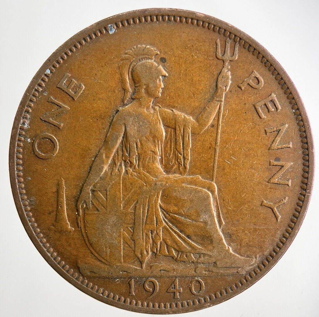 1940 George VI One Penny Coin | Fine Collectable Grade