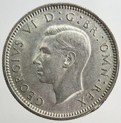 1940 George VI Sixpence Silver Coin | Very High Grade | a8153