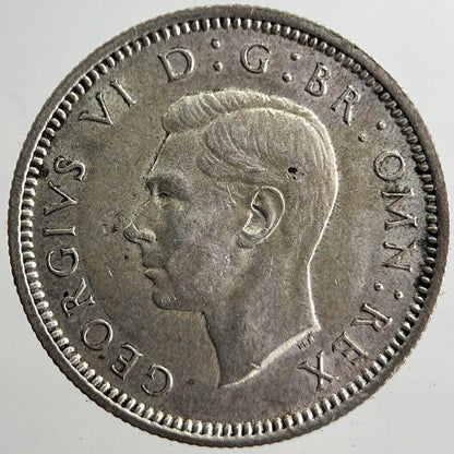 1940 George VI Sixpence Silver Coin | Very High Grade | a8264