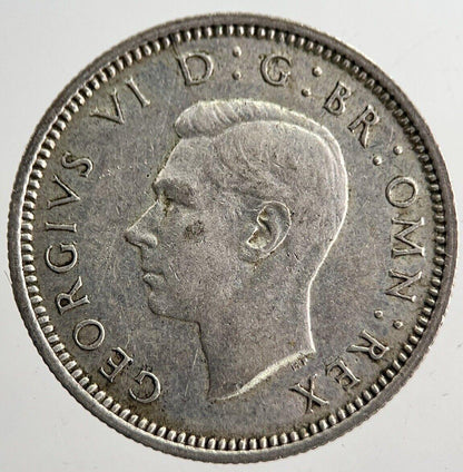 1940 George VI Sixpence Silver Coin | Very High Grade | a8262