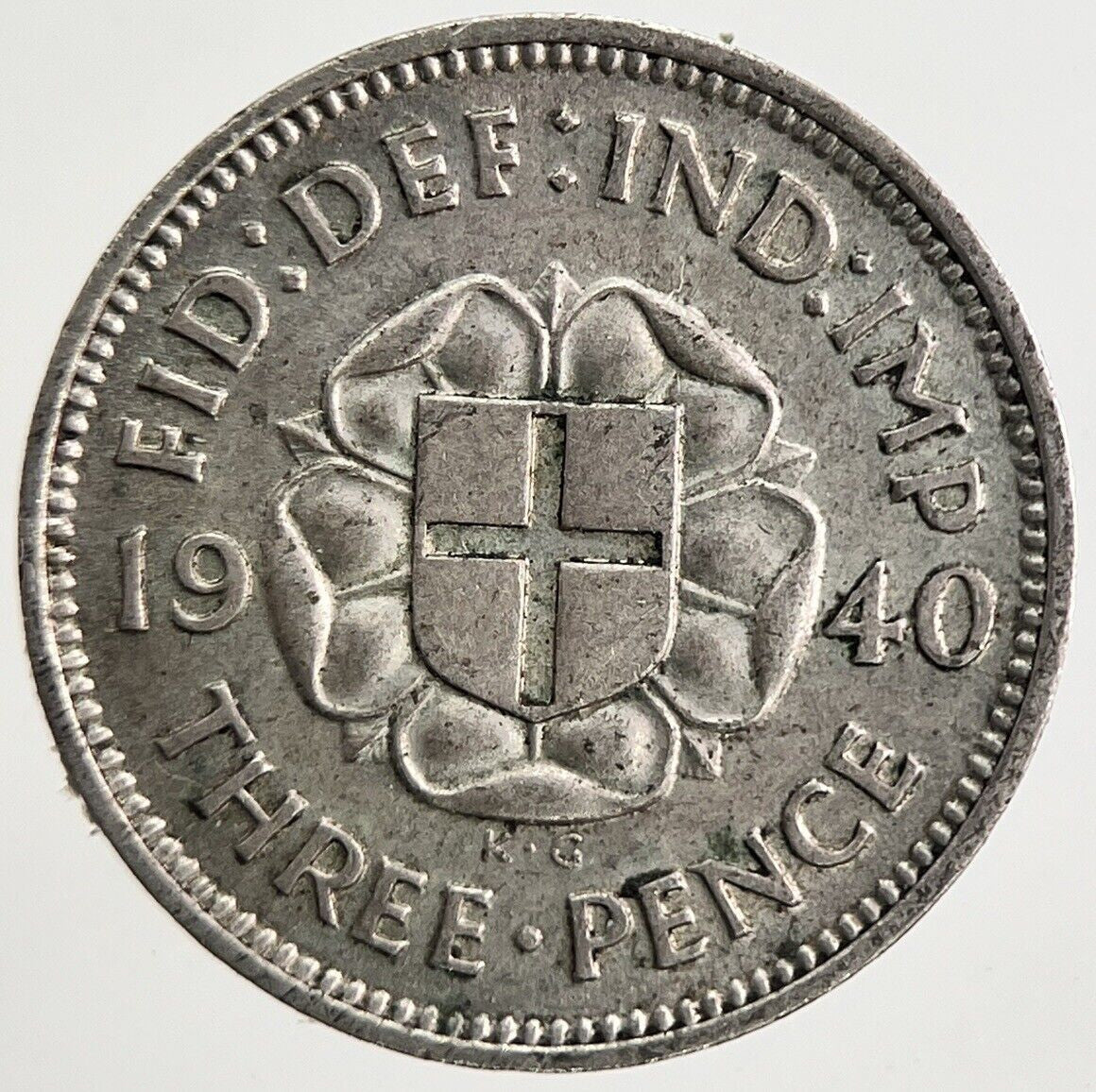 1940 George VI Threepence Silver Coin | Fine Collectable Grade
