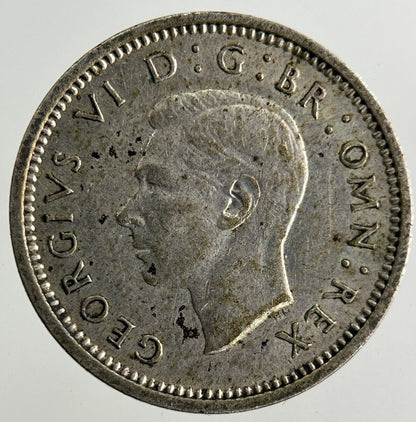 1940 George VI Threepence Silver Coin | Fine Collectable Grade