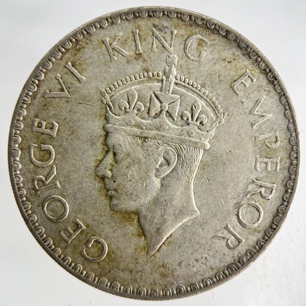 1940 India One Rupee Silver Coin | Fine Collectable Grade