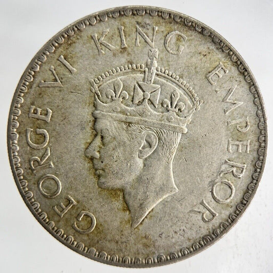 1940 India One Rupee Silver Coin | Fine Collectable Grade