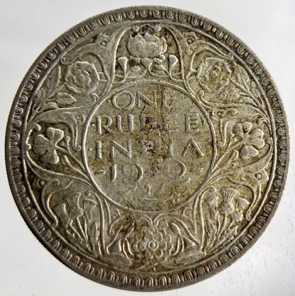 1940 India One Rupee Silver Coin | Fine Collectable Grade