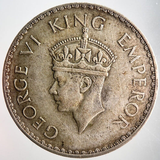 1940 India 1 One Rupee Silver Coin | Very High Grade | a4111