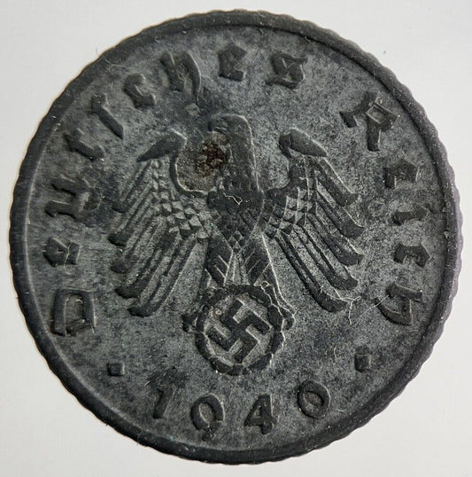 1940 Germany Nazi 5 Pfennig Coin | Very High Grade