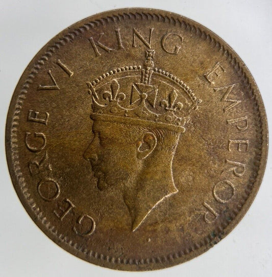 1940 India 1/4 Quarter Anna Coin | Fine Collectable Grade