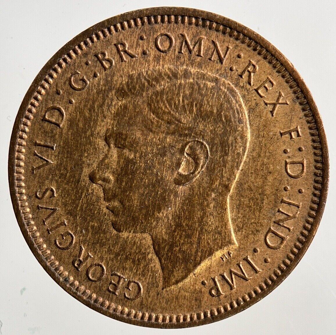 1940 George VI Wren Farthing Coin | Very High Grade