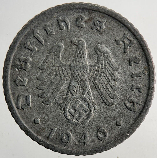 1940 Germany Nazi 5 Pfennig Coin | Very High Grade