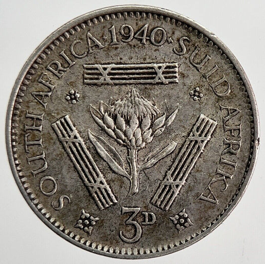 1940 South Africa Threepence Coin | Fine Collectable Grade | a6177