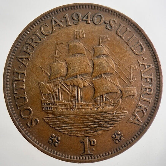 1940 South Africa Penny Coin | Fine Collectable Grade | a7992