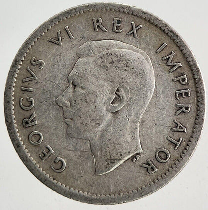 1940 South Africa Sixpence Silver Coin | Fine Collectable Grade