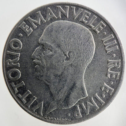 1940 Italy 1 Lira Coin | Fine Collectable Grade