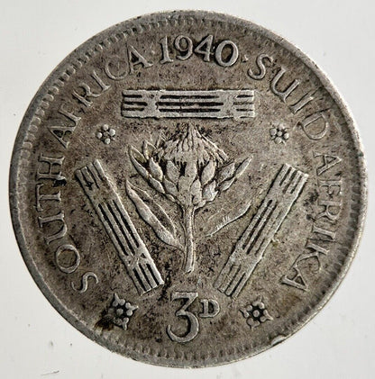 1940 South Africa Threepence Silver Coin | Collectable Grade