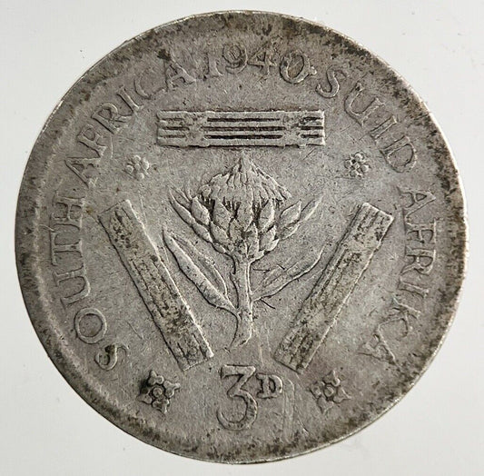 1940 South Africa Threepence Silver Coin | Collectable Grade