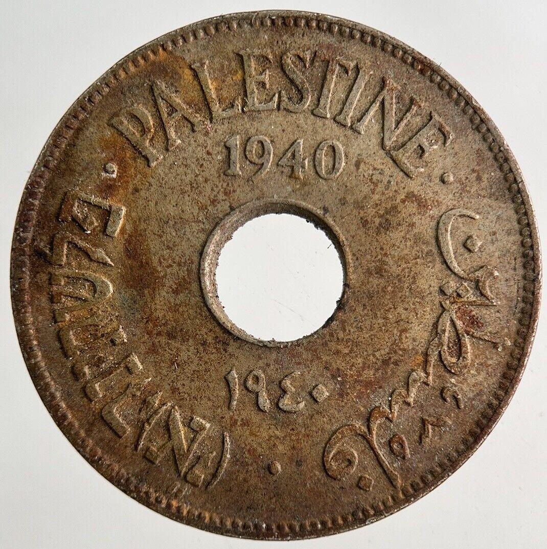 1940 Palestine 10 Mils Coin | Fine Collectable Grade