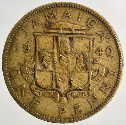 1940 Jamaica One Penny Coin | Collectable Grade