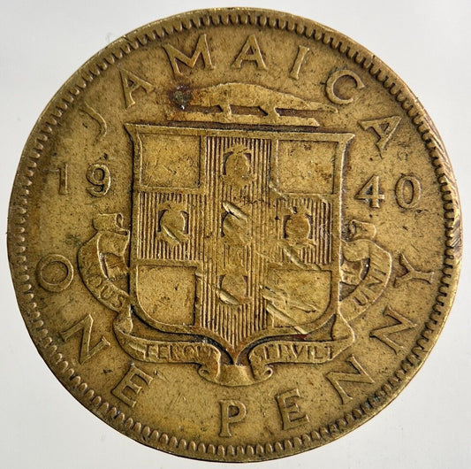 1940 Jamaica One Penny Coin | Collectable Grade