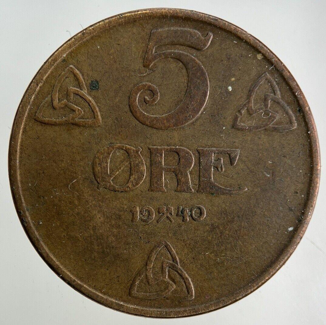1940 Norway 5 Ore Coin | Collectable Grade