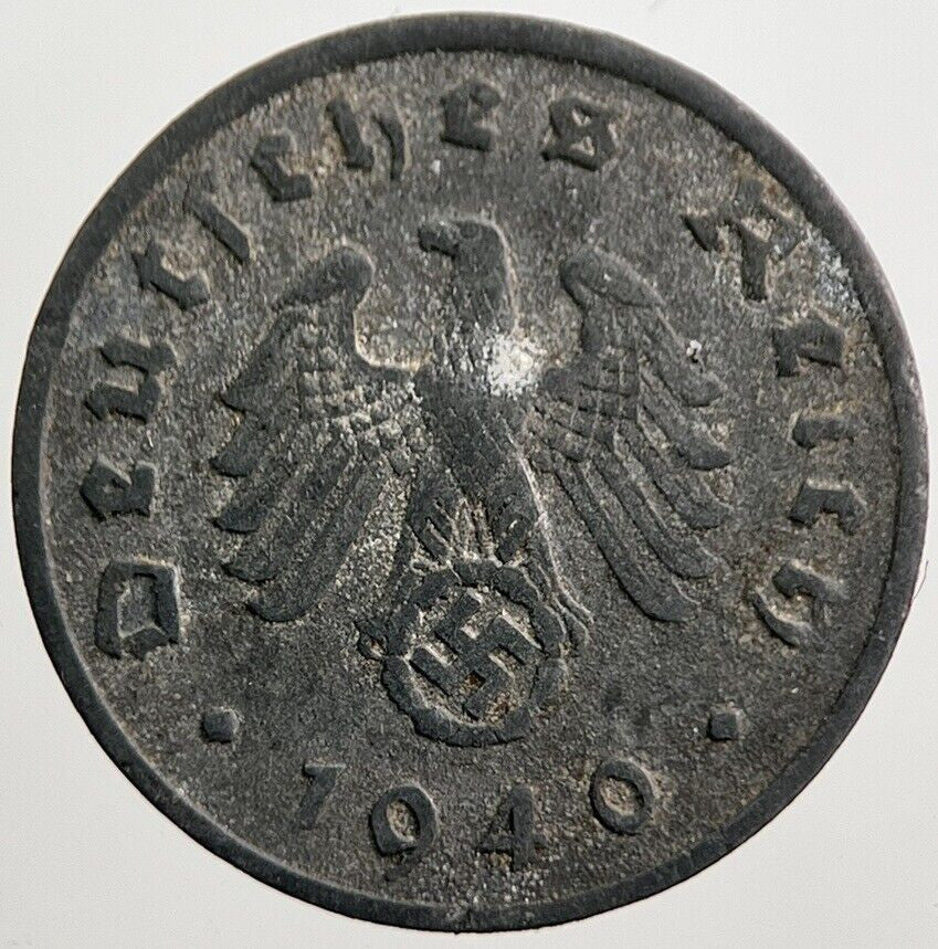 1940-A Germany Nazi 1 Pfennig Coin | Collectable Grade | a3375