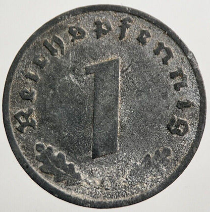 1940-A Germany Nazi 1 Pfennig Coin | Collectable Grade | a3375