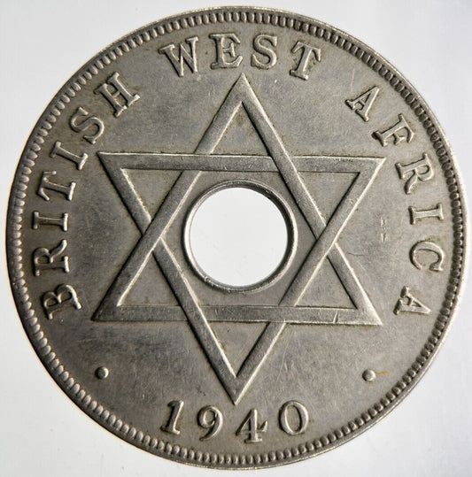 1940 West Africa One Penny Coin | Fine Collectable Grade