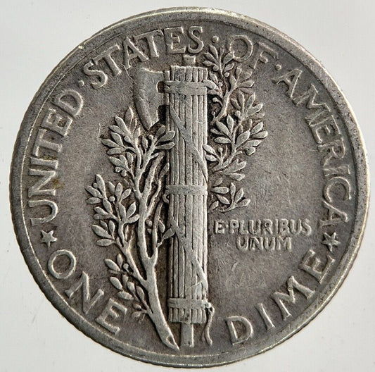 1940 US USA Mercury Dime Silver Coin | Fine Collectable Grade