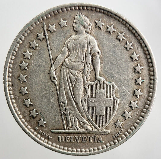 1940 Switzerland 2 Franc Silver Coin | Very High Grade | a3263