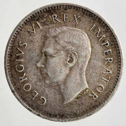 1940 South Africa Threepence Silver Coin | Fine Collectable Grade
