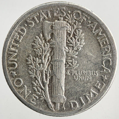 1940 US USA Mercury One Dime Silver Coin | Fine Collectable Grade