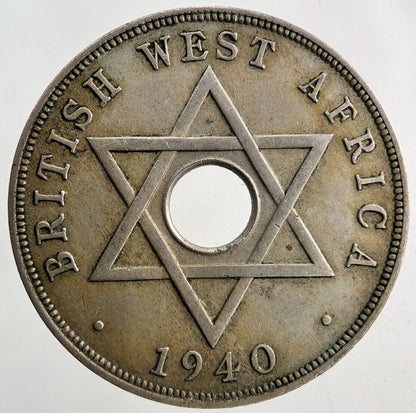 1940 West Africa One Penny Coin | Very High Grade