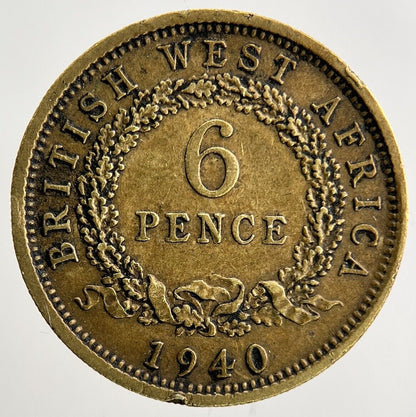 1940 West Africa Sixpence 6 Pence Coin | Very High Grade