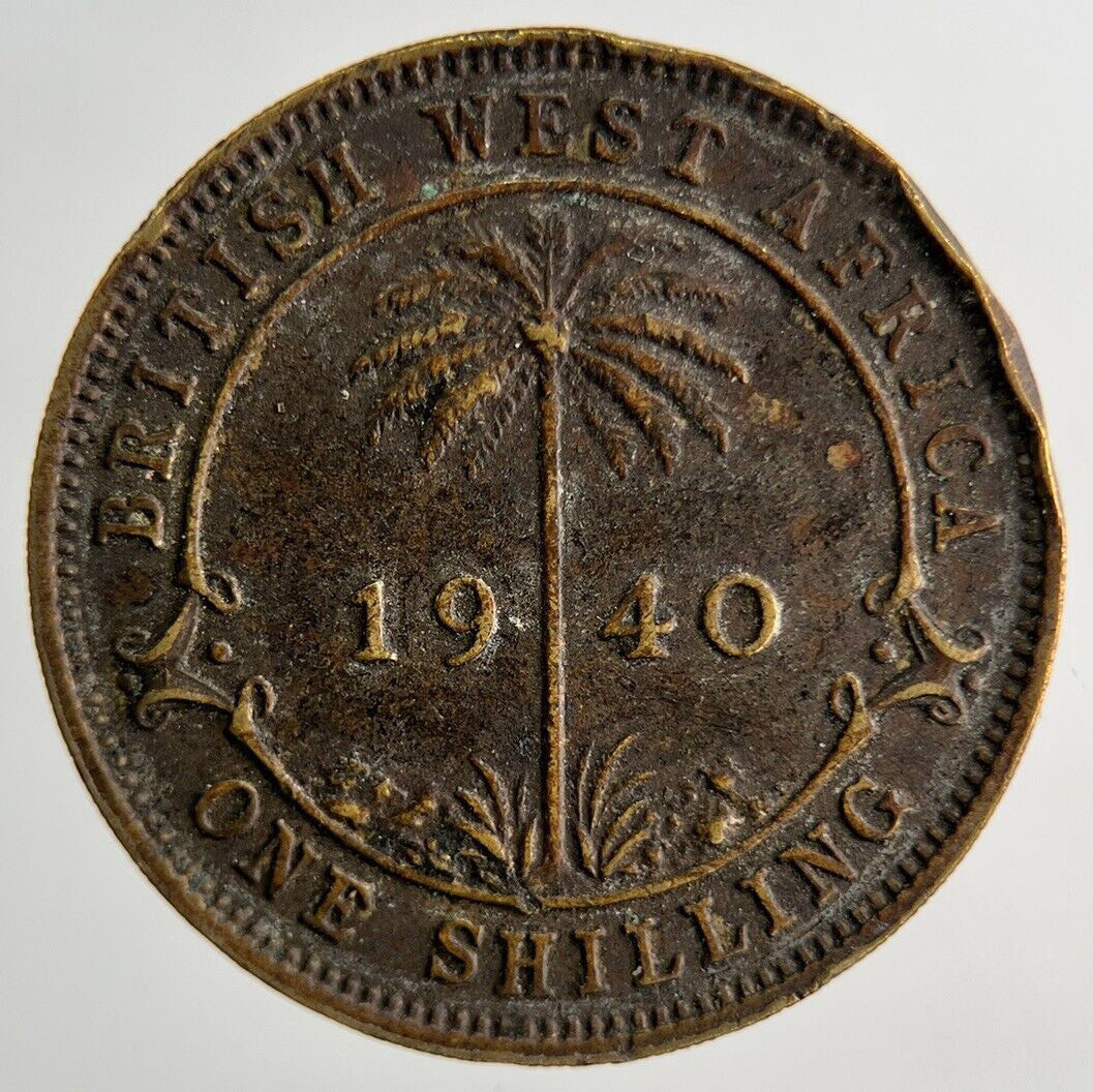 1940 West Africa One Shilling Coin | Very High Grade