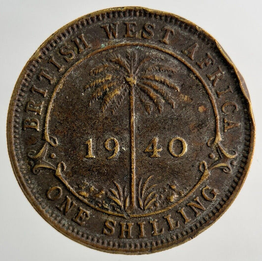 1940 West Africa One Shilling Coin | Very High Grade